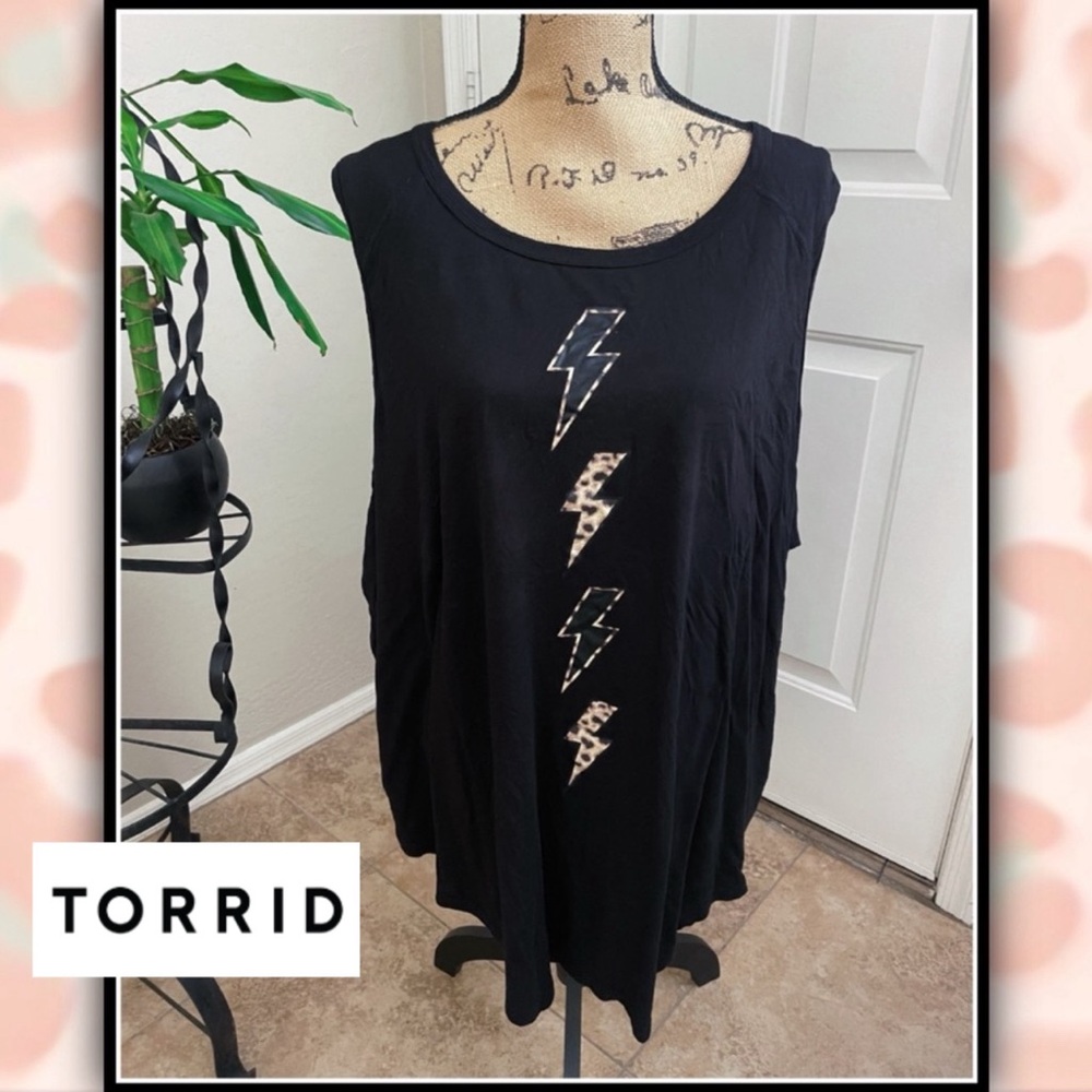 TORRID ACTIVE Wide Sleeve Work Out Tank #T55121z